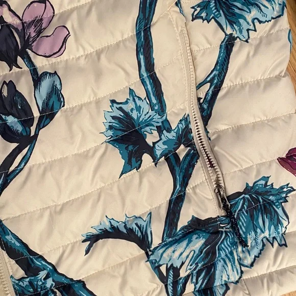 Preowned Women’s Columbia Floral Cream Jacket XXL Excellent - Picture 2 of 7